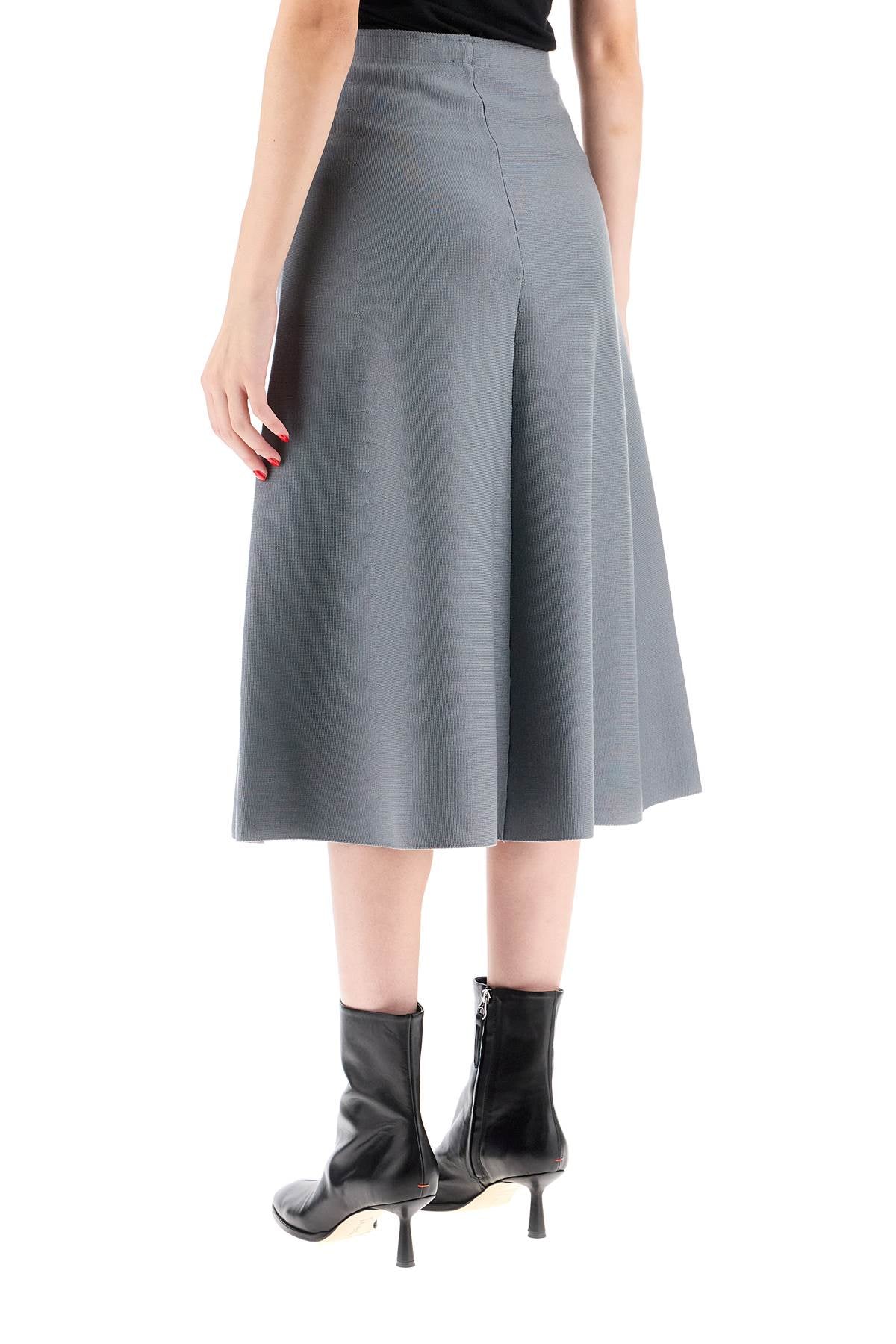 MRZ flared knit skirt