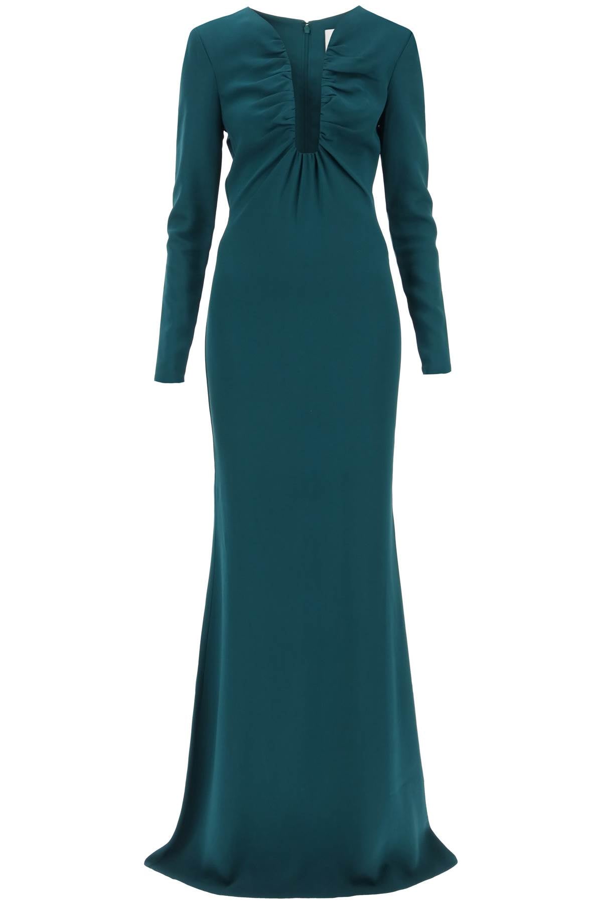 Roland Mouret maxi dress with plunging neckline