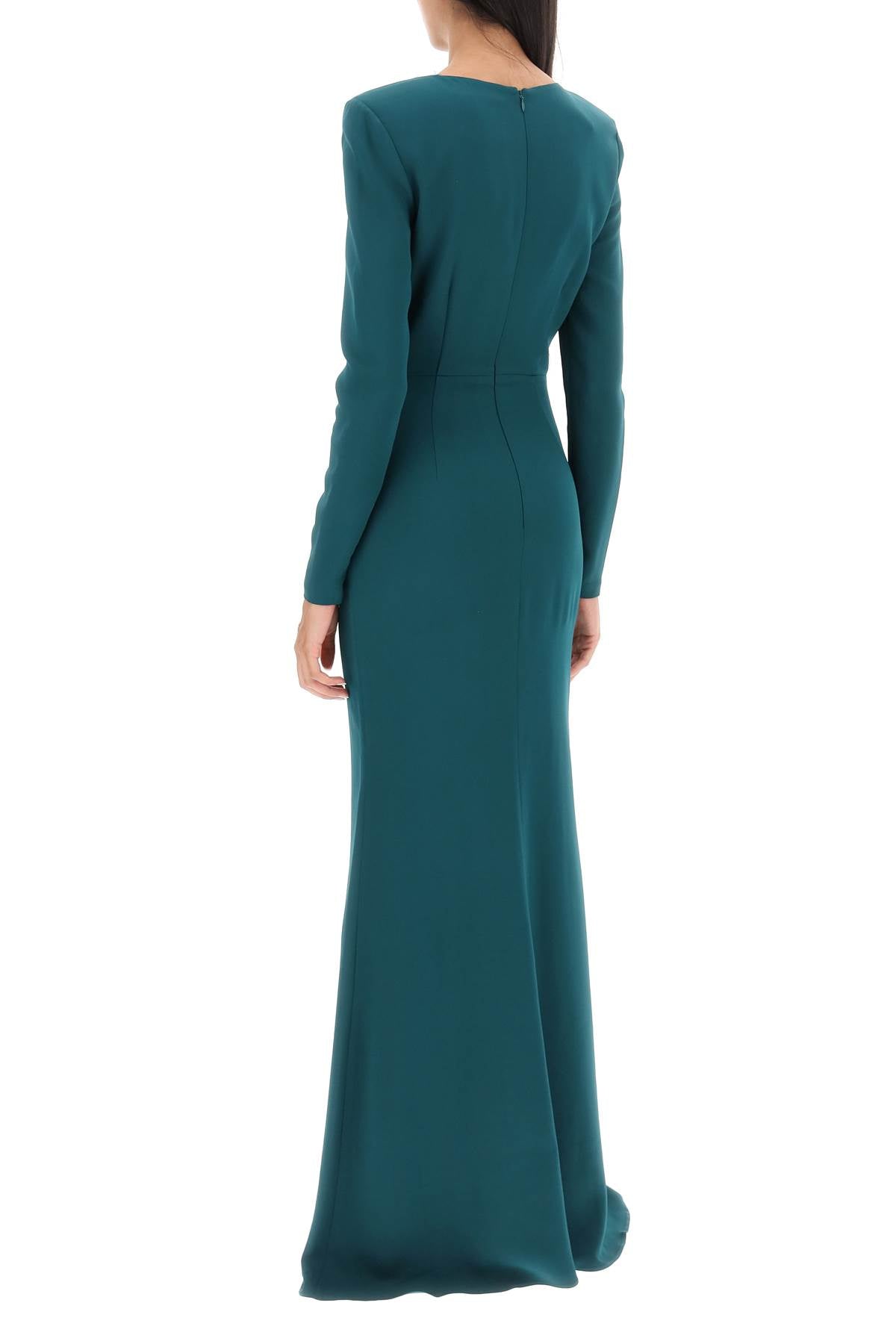 Roland Mouret maxi dress with plunging neckline