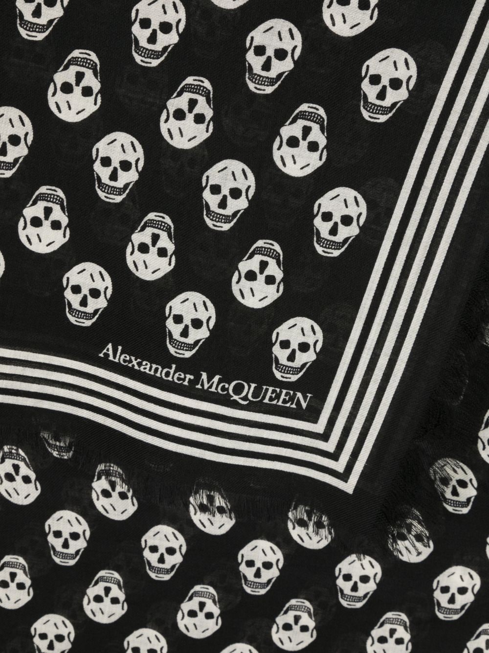 Alexander Mcqueen Scarfs Black