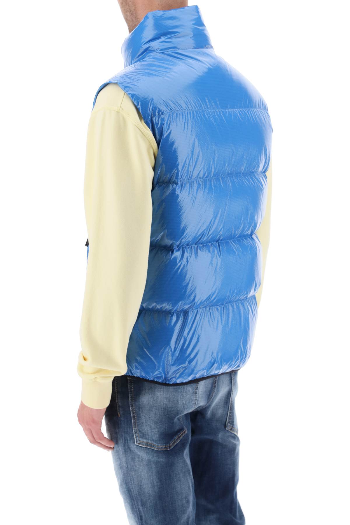 Dsquared2 Quilted Down Vest   Light Blue