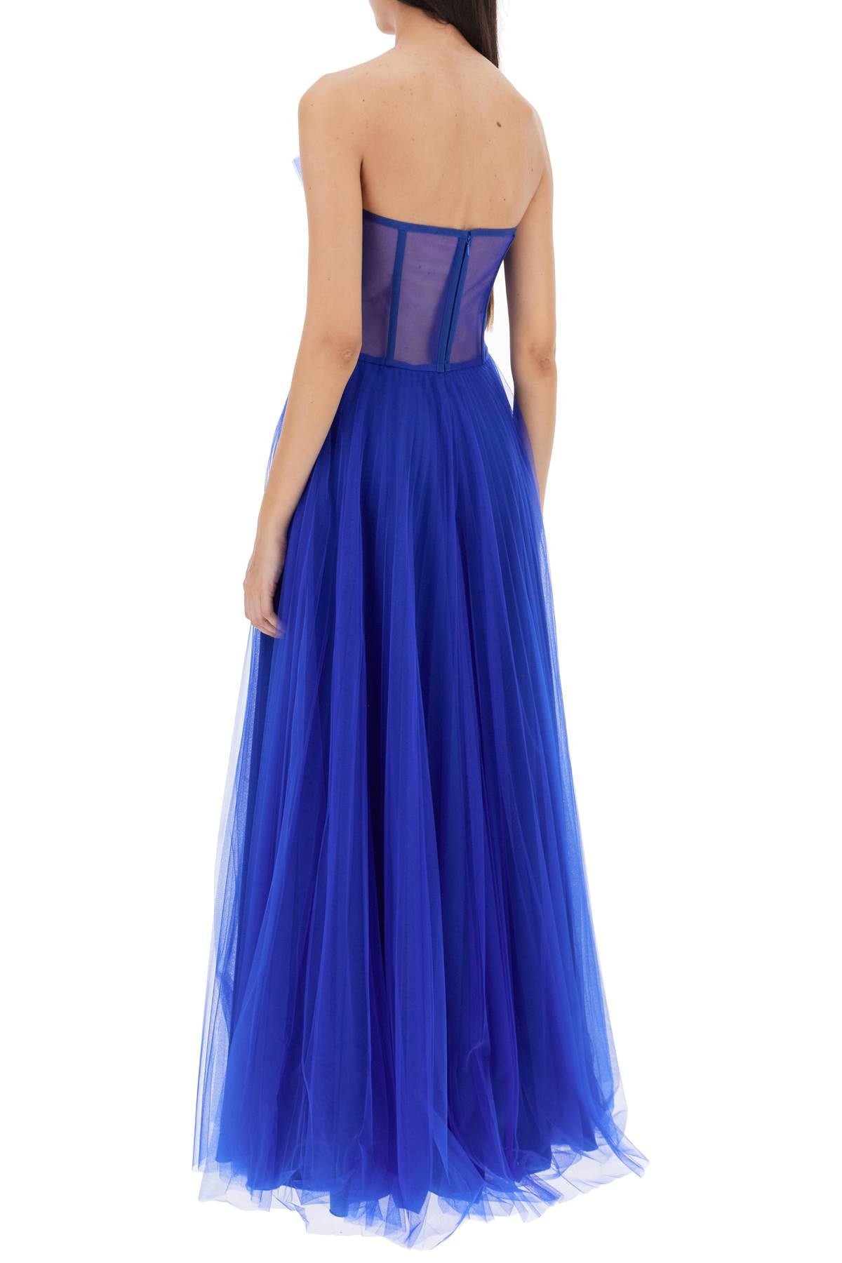 1913 Dresscode Long Bustier Dress   Blue