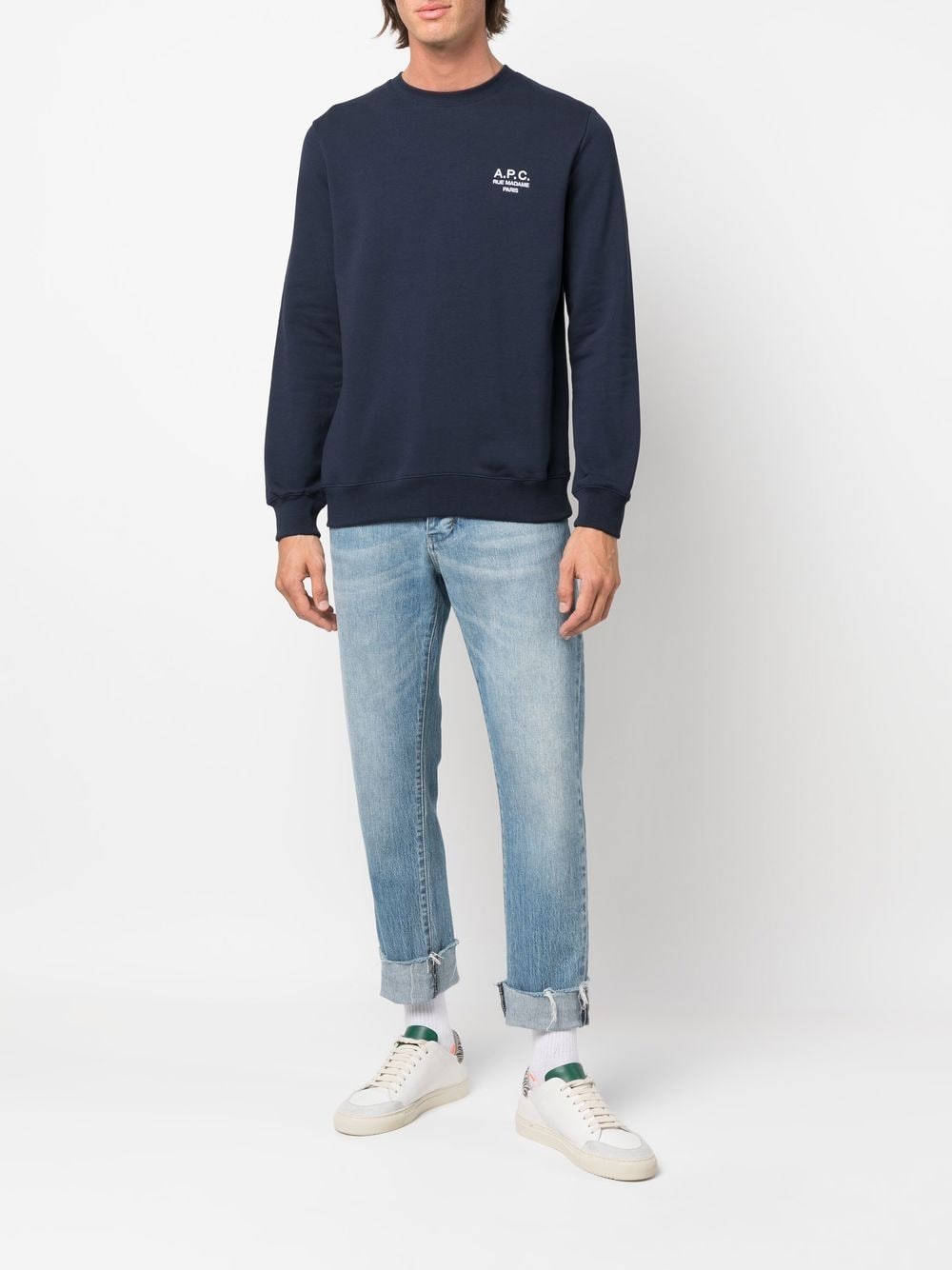 A.P.C. Sweaters Blue