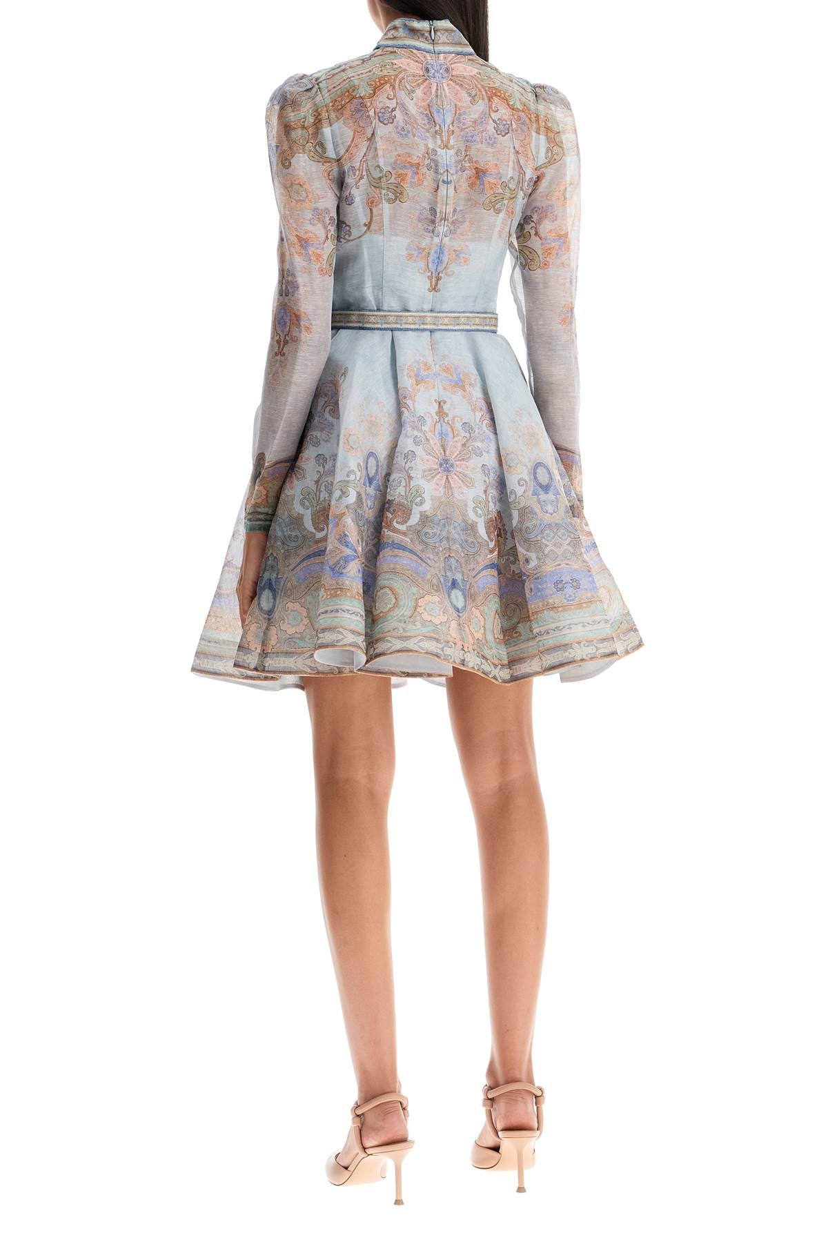 Zimmermann eden mini dress with belt