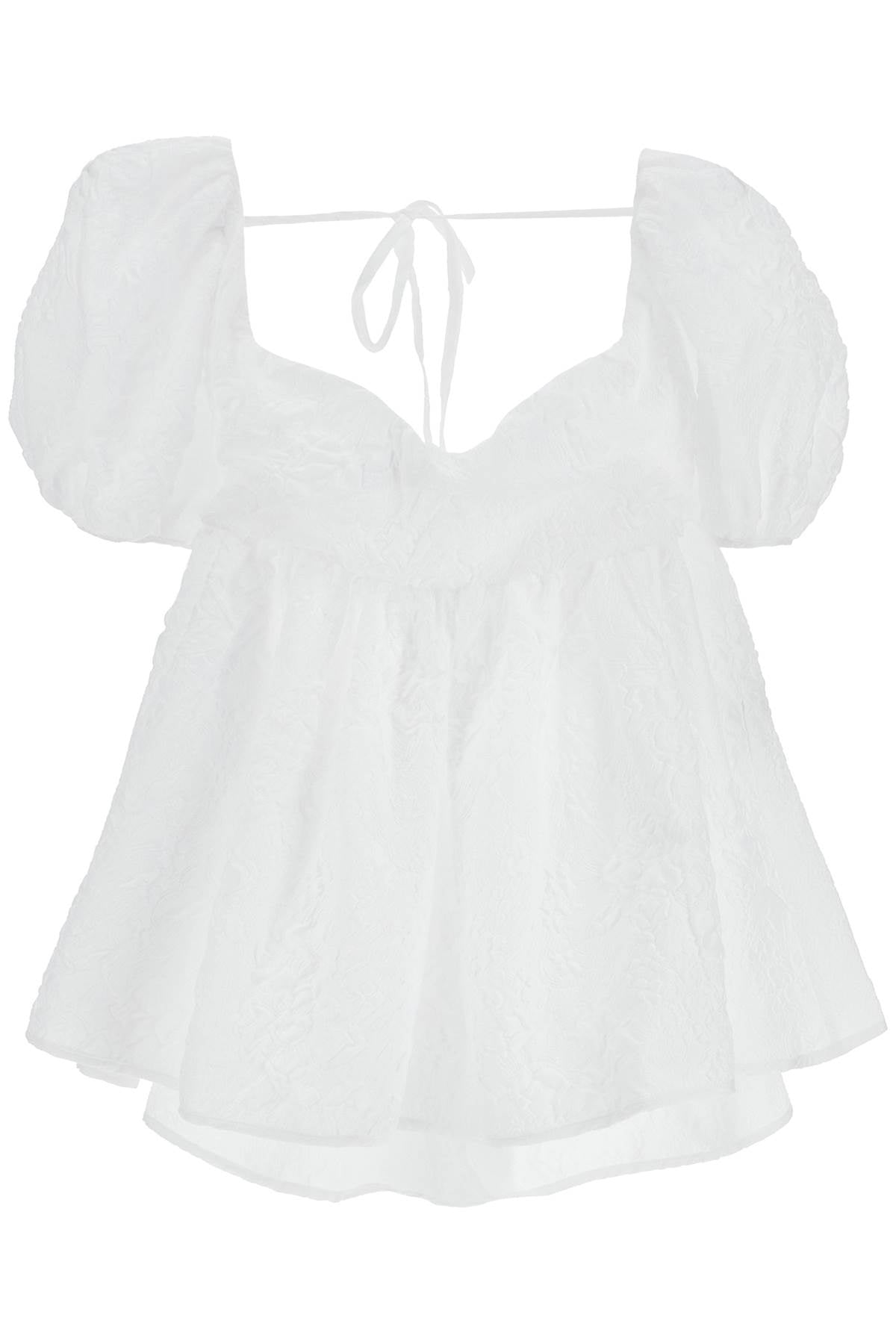 Cecilie Bahnsen 'Sari' Top   White