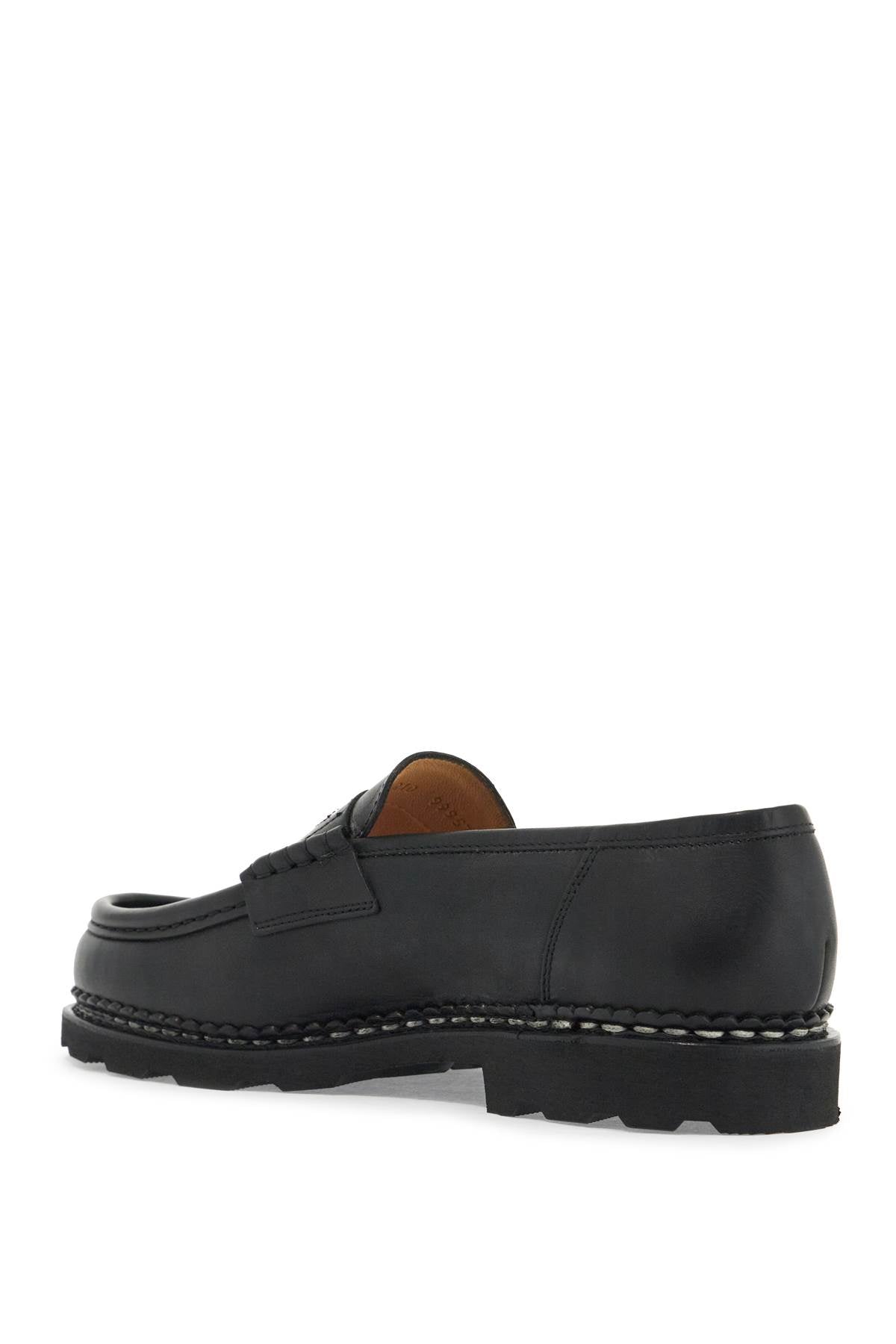 Paraboot leather reims penny loafers