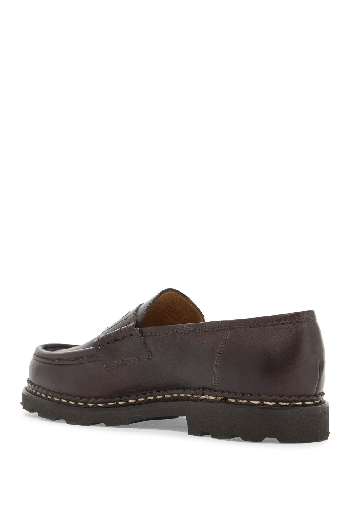 Paraboot leather reims penny loafers