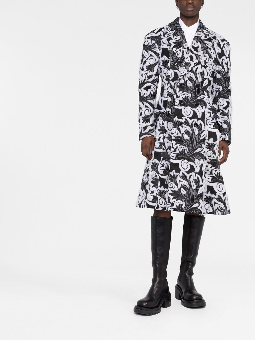 Comme Des Garcons Coats Black