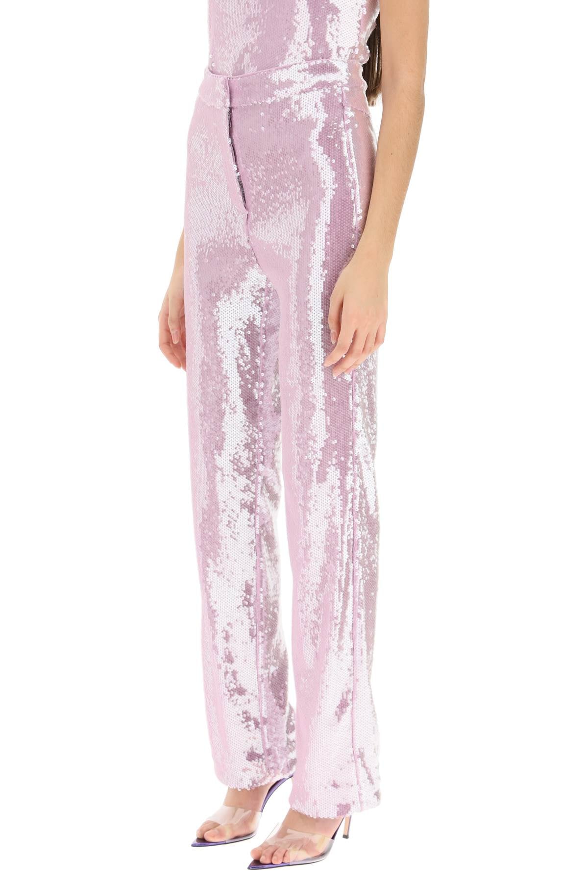 Rotate 'Robyana' Sequined Pants   Purple