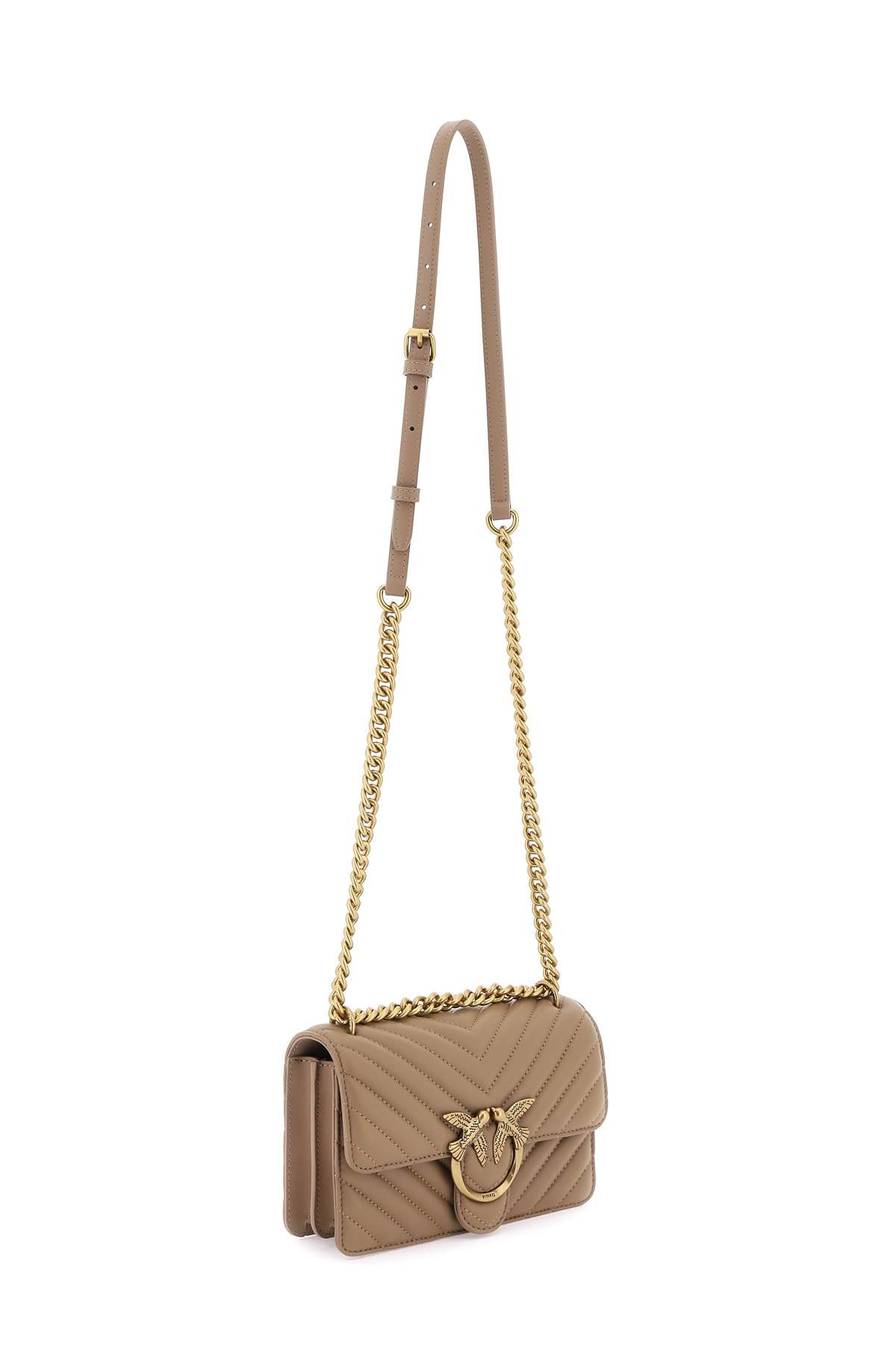 Pinko mini love bag one chevron