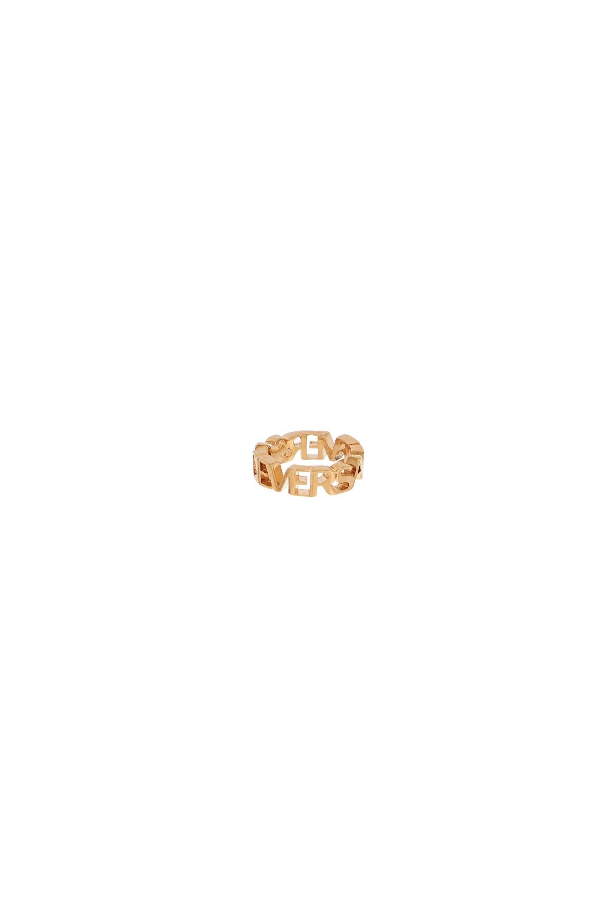 Versace ring with logo design