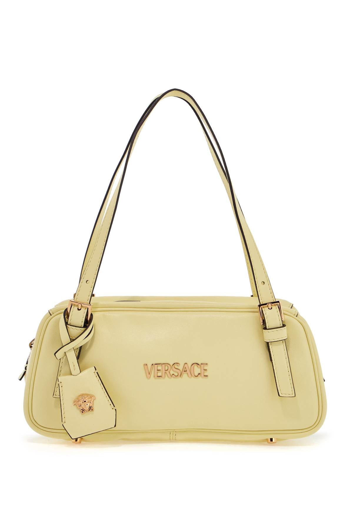 Versace nappa leather bowling bag