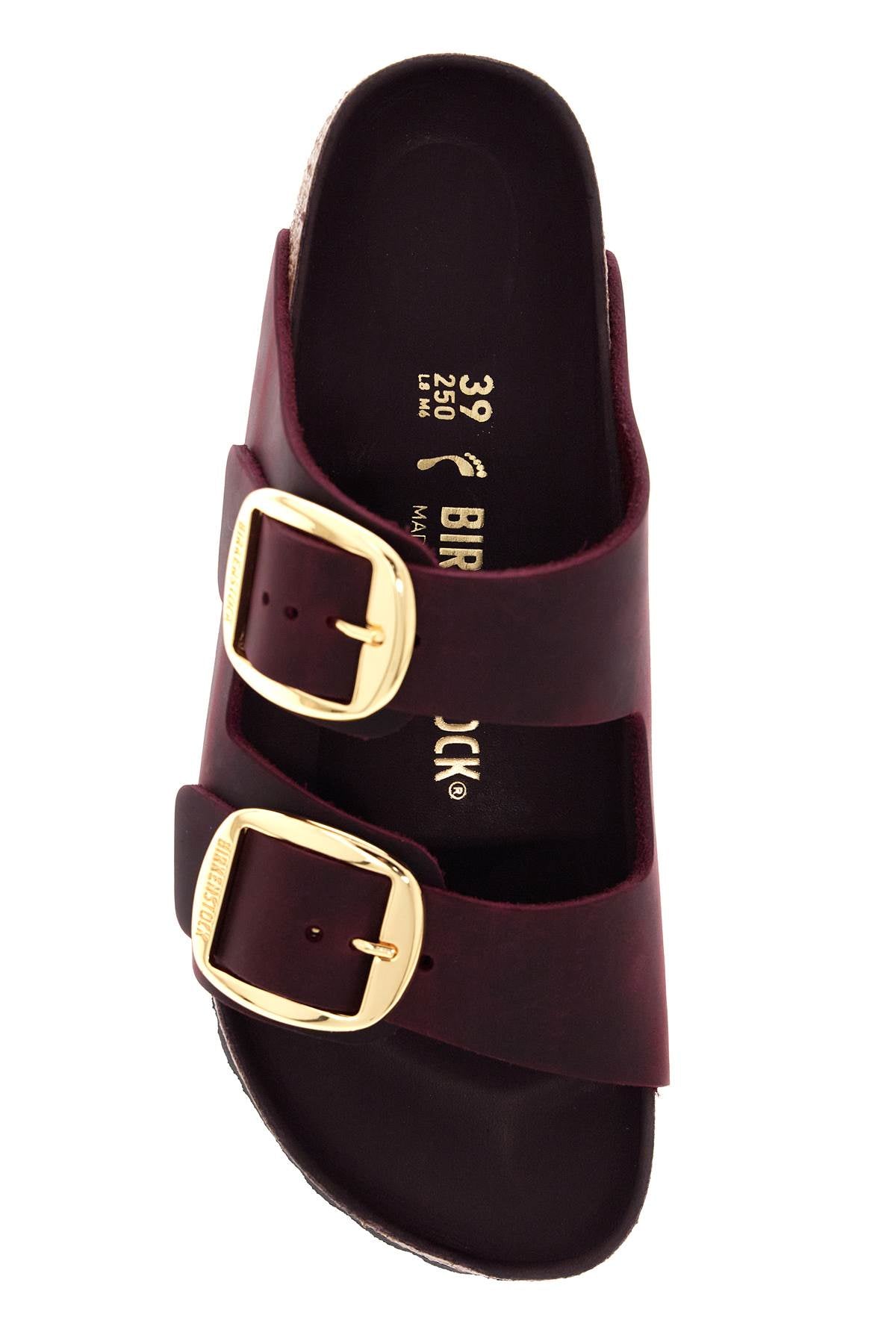 Birkenstock big buckle arizona slides