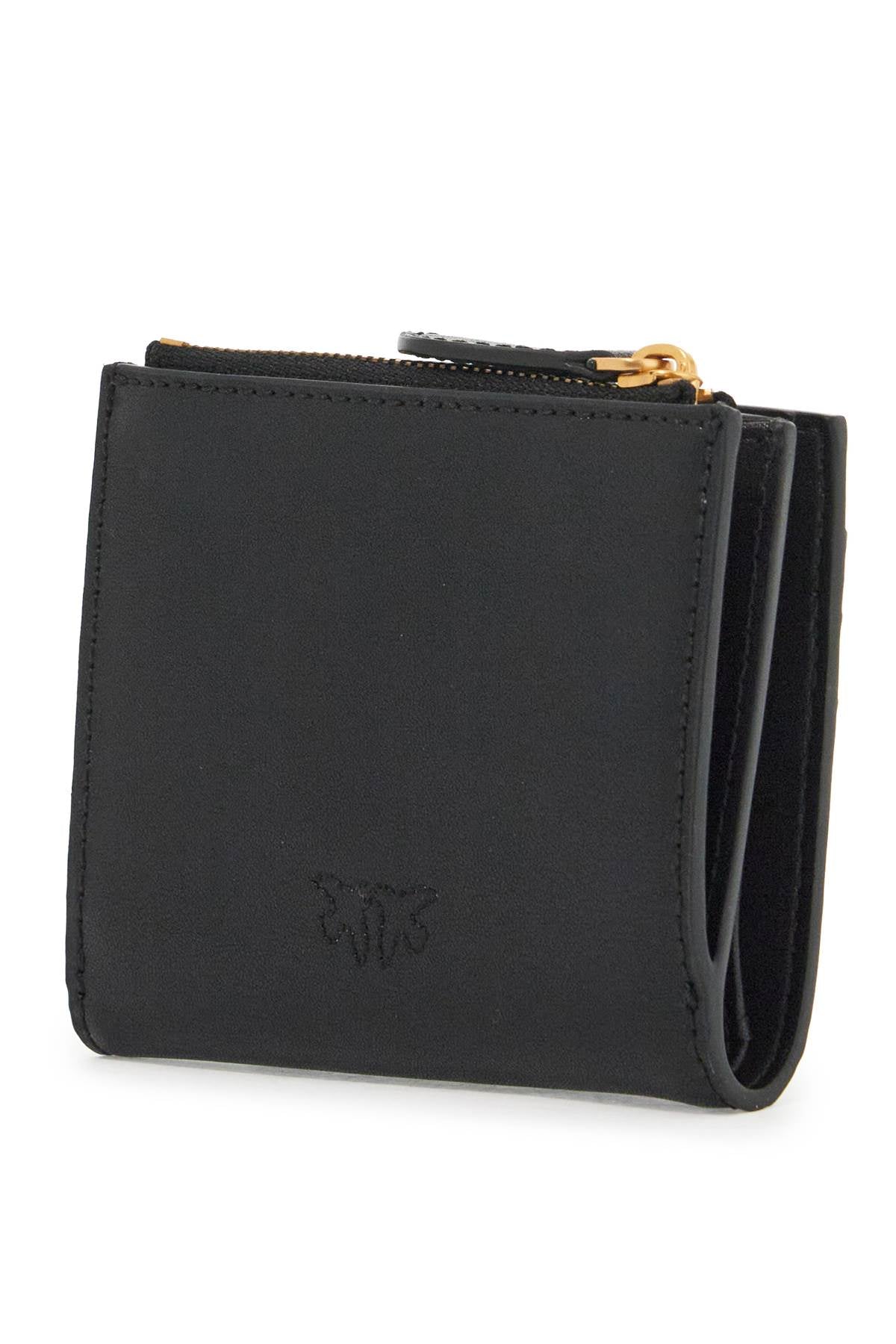 Pinko compact leather wallet