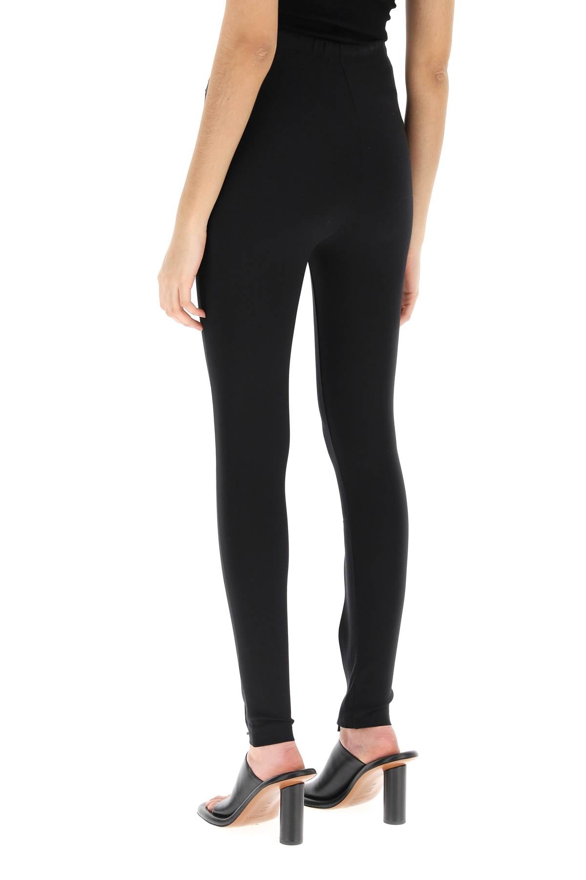 Wardrobe.Nyc Leggins With Zip Cuffs   Black