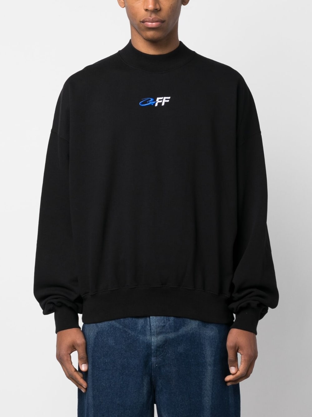 Off White Sweaters Black