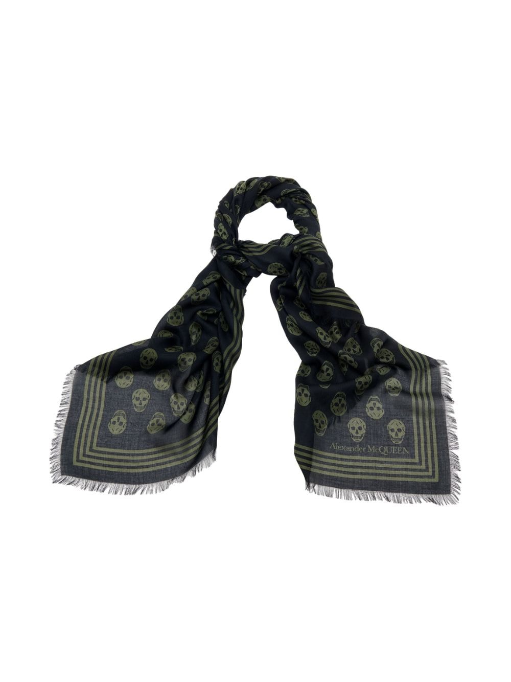 Alexander McQueen Scarfs Black