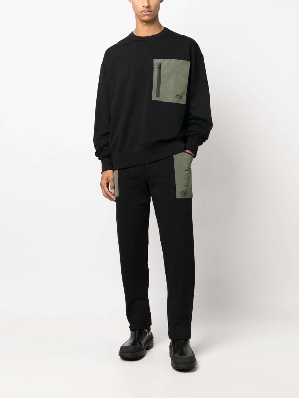 Alexander McQueen Sweaters Black