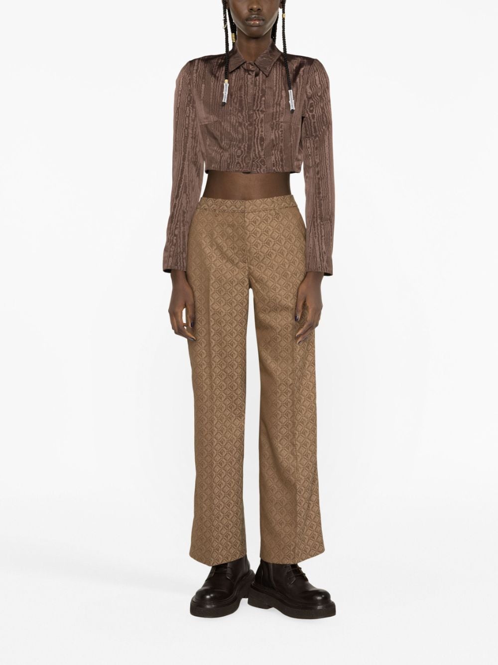 MARINE SERRE Trousers Beige