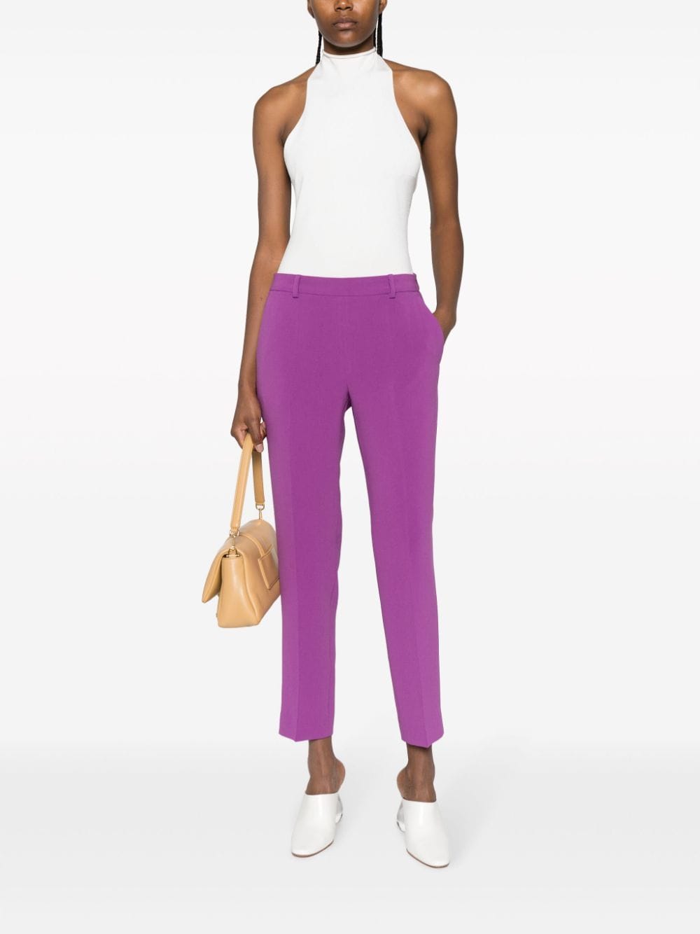 Alberto Biani Trousers Purple