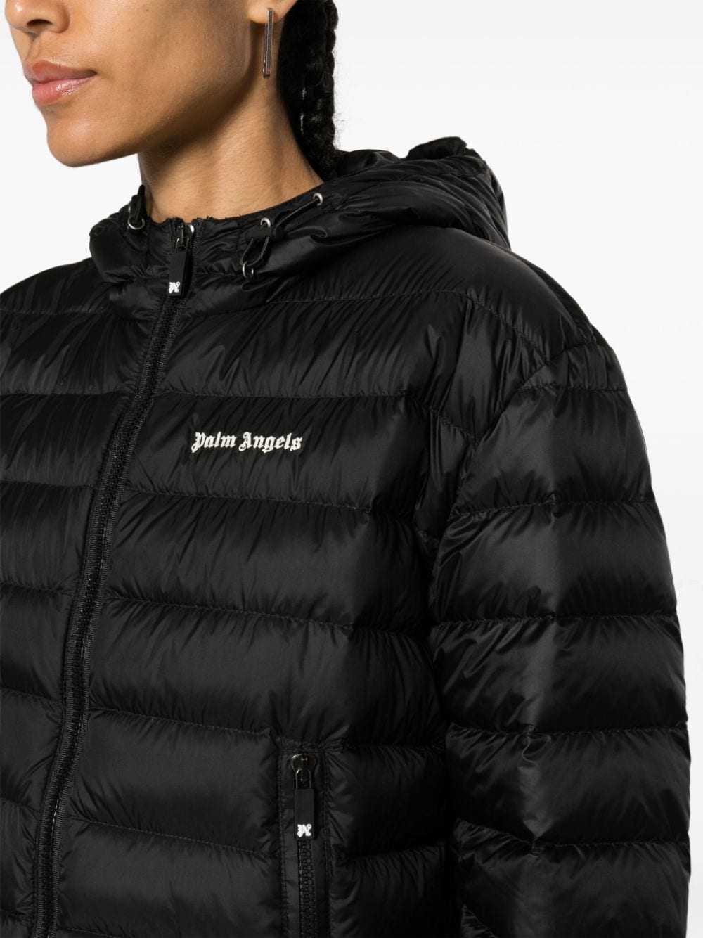 Palm Angels Coats Black