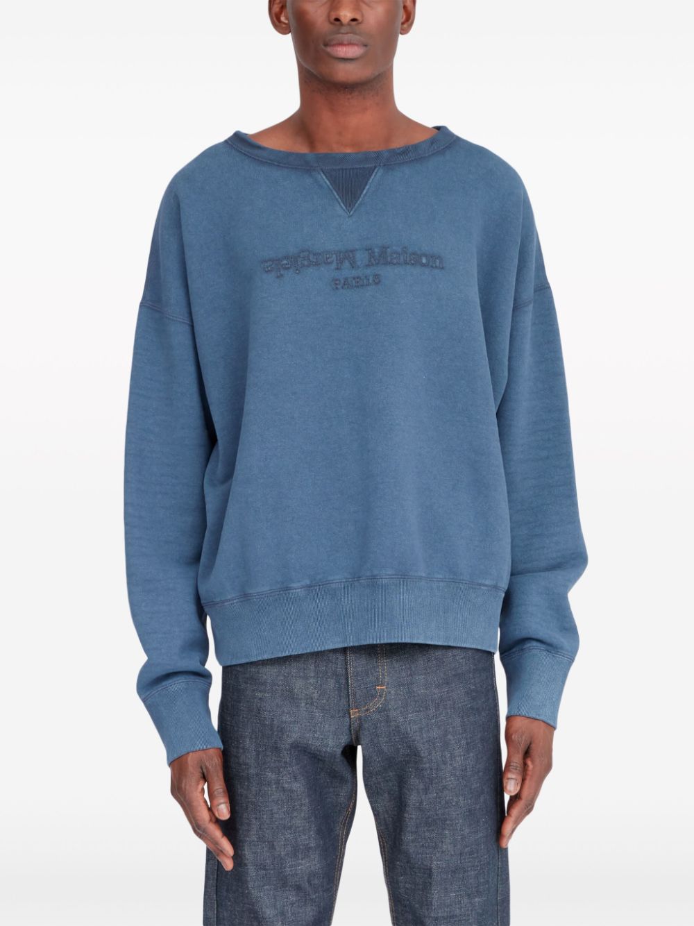 Maison Margiela Sweaters Blue