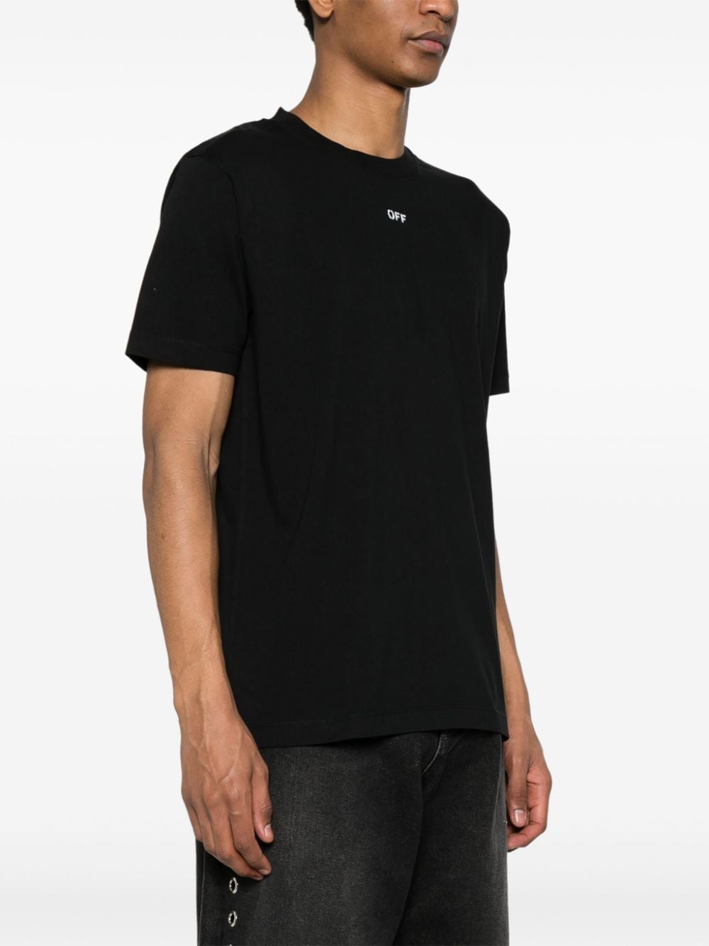 Off White T-shirts and Polos Black