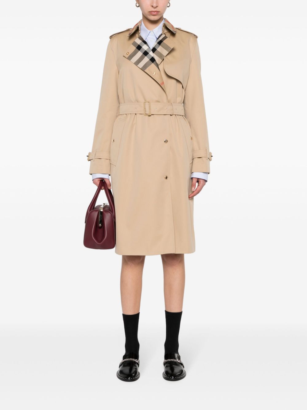 Burberry Coats Beige