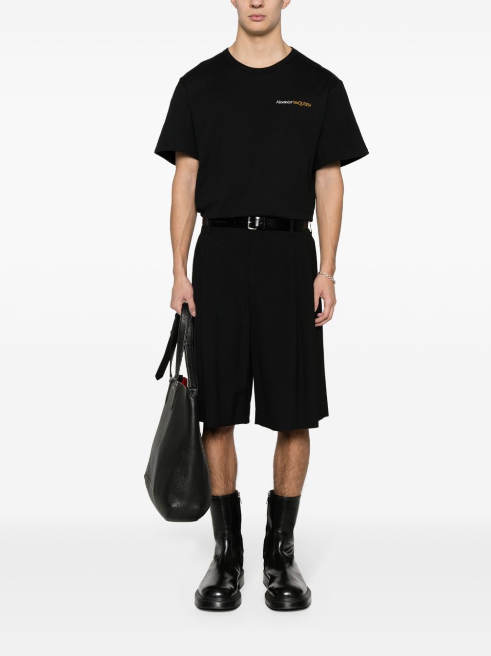 Alexander McQueen T-shirts and Polos Black