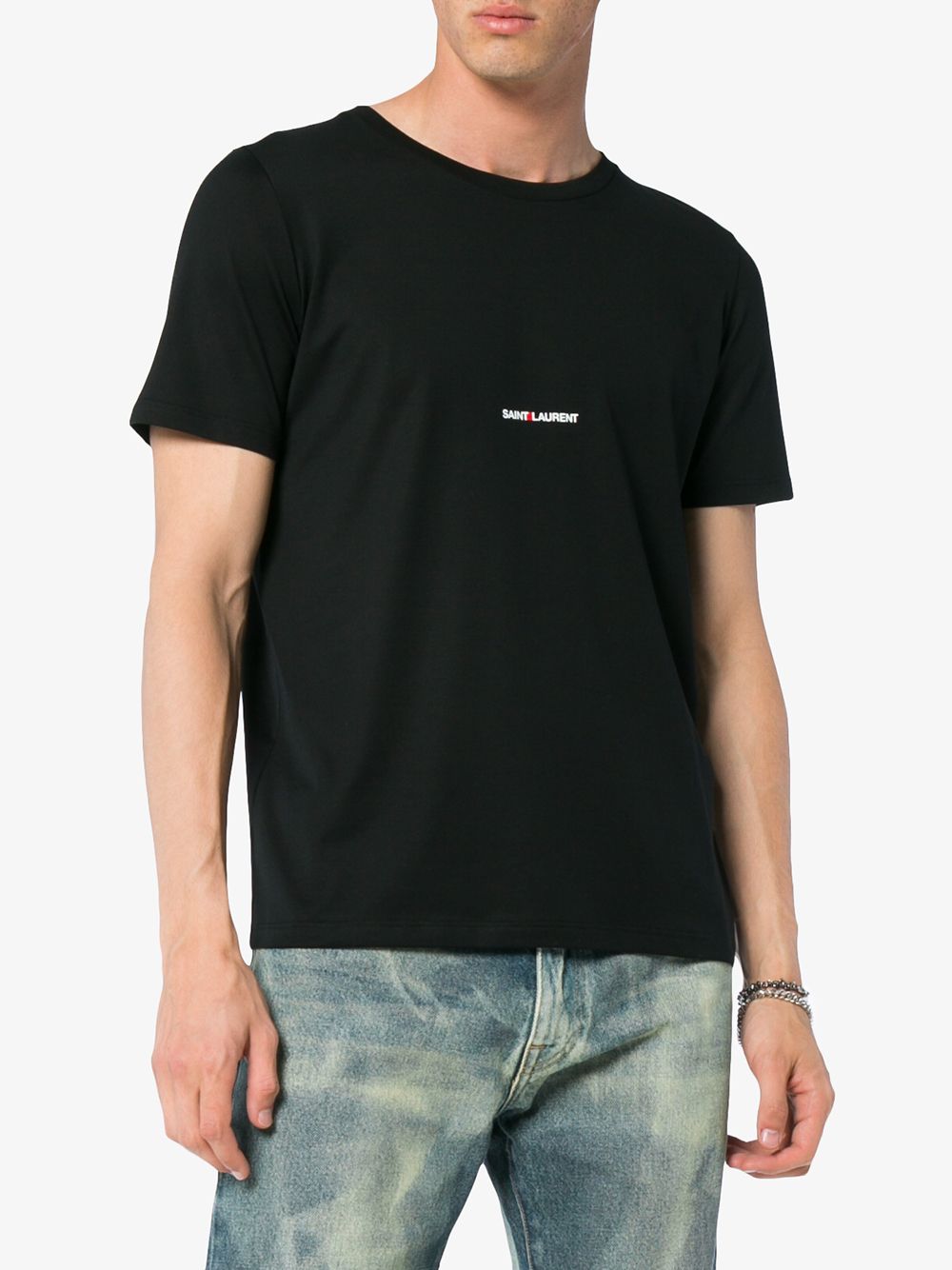 Saint Laurent  T-shirts and Polos Black