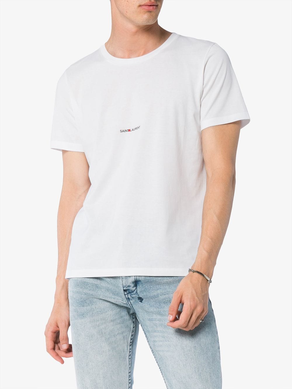 Saint Laurent  T-shirts and Polos White