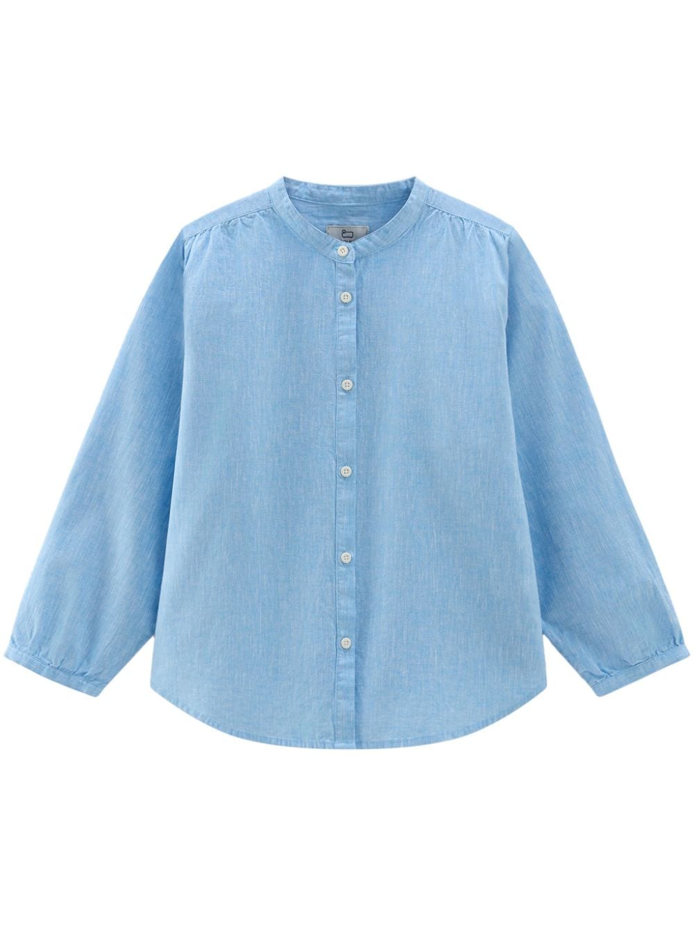 Woolrich Shirts Clear Blue