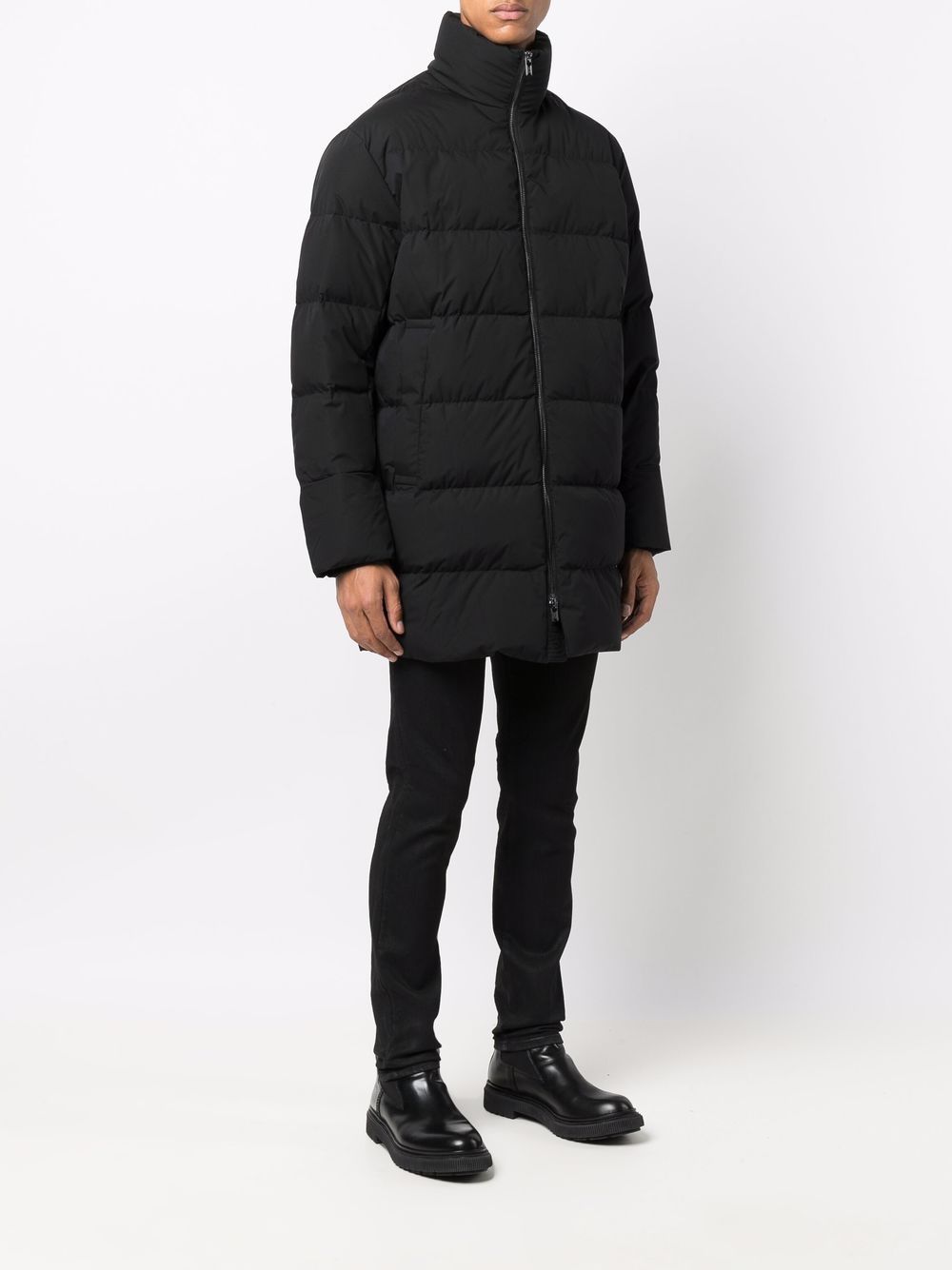 Emporio Armani Coats Black