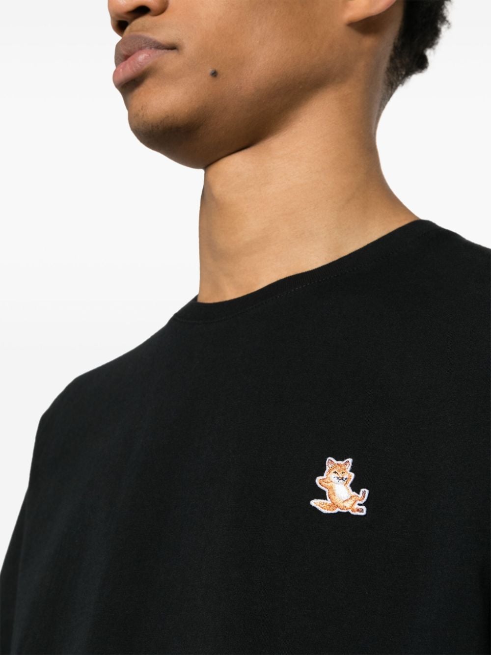 MAISON KITSUNE' T-shirts and Polos Black