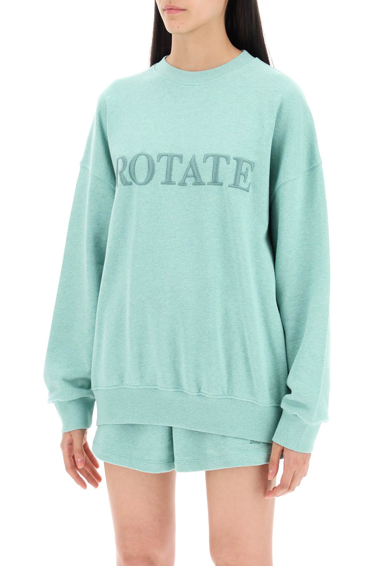 Rotate organic cotton crewneck sweatshirt