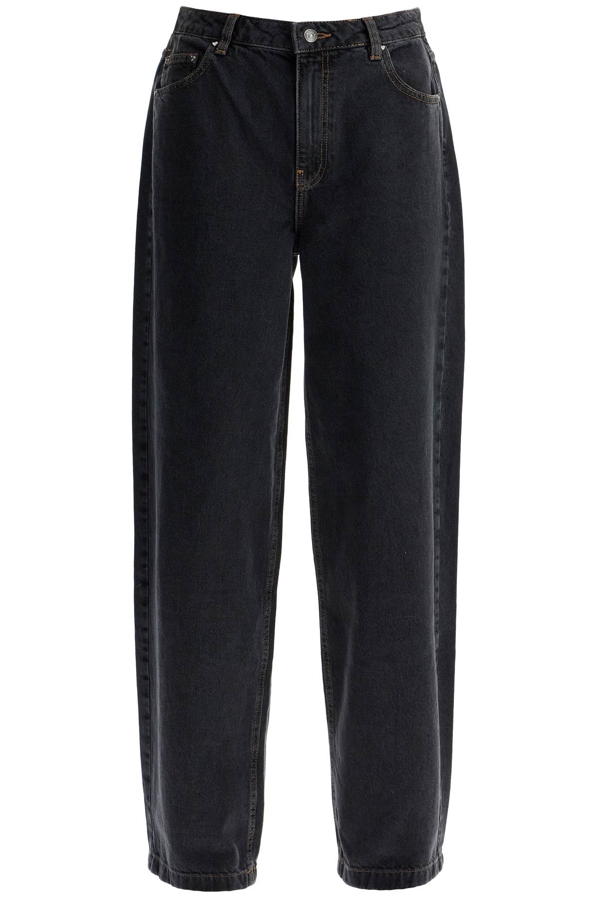 Rotate loose organic denim jeans in