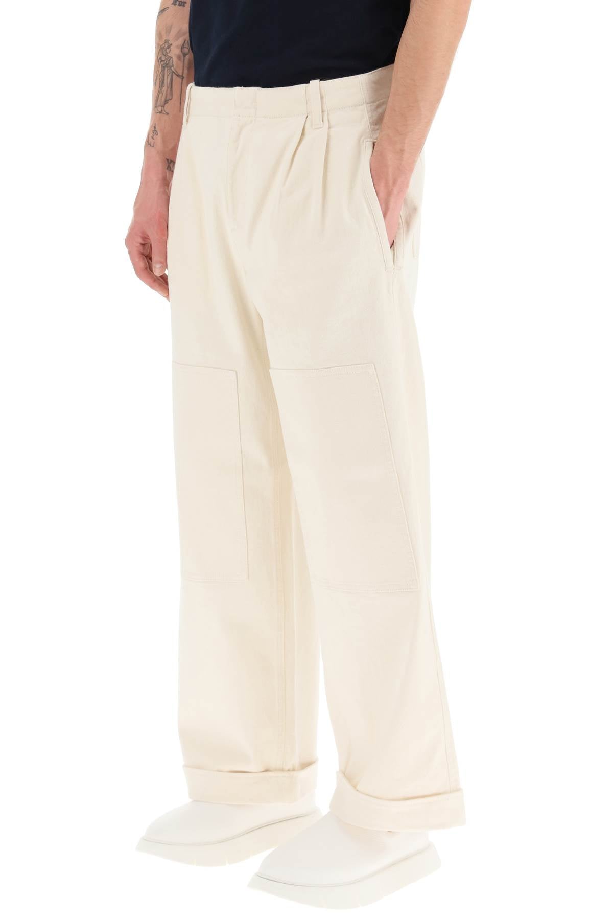 Etro Wide Leg Pants   White