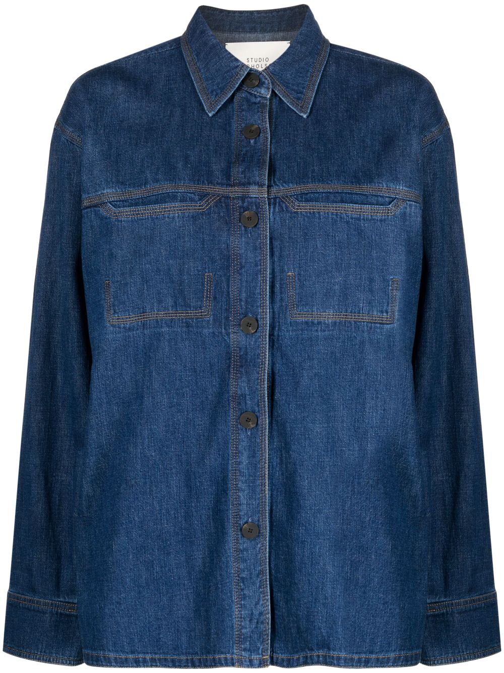 Studio Nicholson Shirts Blue