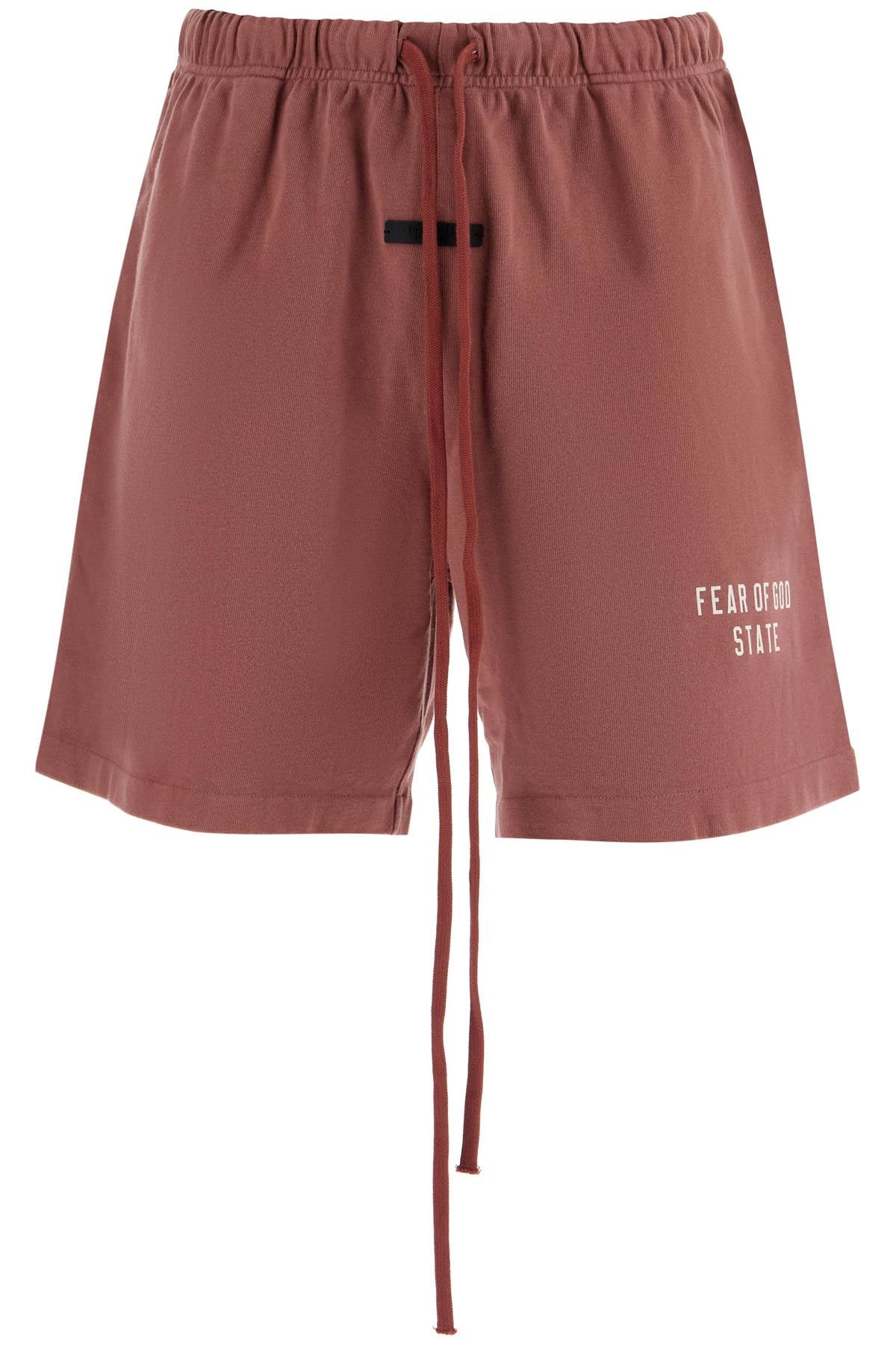 Fear Of God ESSENTIALS heavy jersey soccer shorts