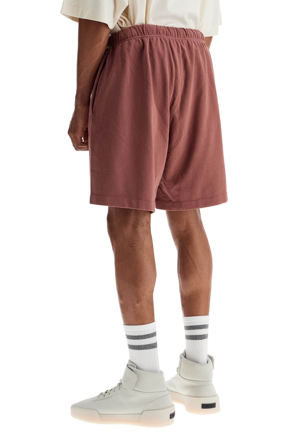 Fear Of God ESSENTIALS heavy jersey soccer shorts