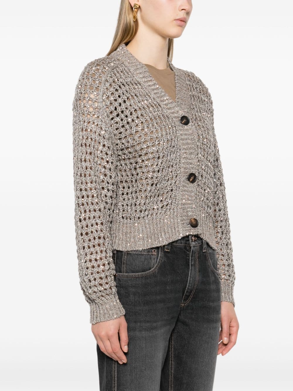 Brunello Cucinelli Sweaters Grey