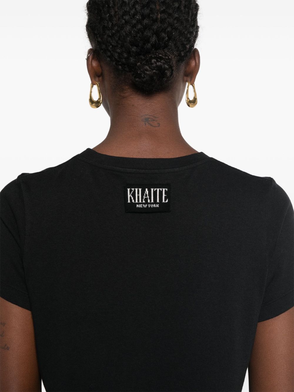 KHAITE T-shirts and Polos Black