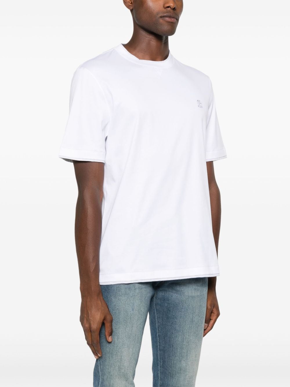 Brunello Cucinelli T-shirts and Polos White