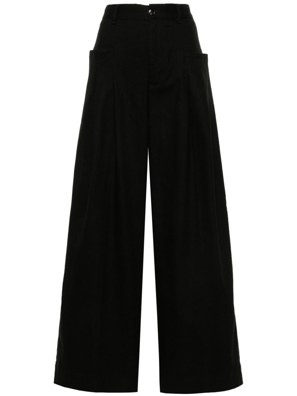 WHITE SAND Trousers Black