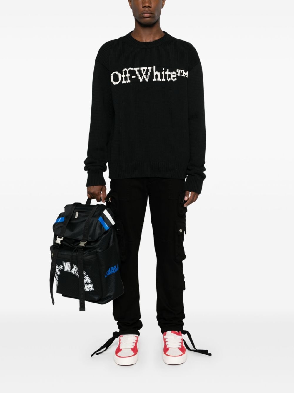 Off White Sweaters Black