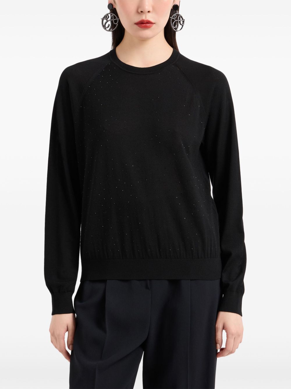 Emporio Armani Sweaters Black