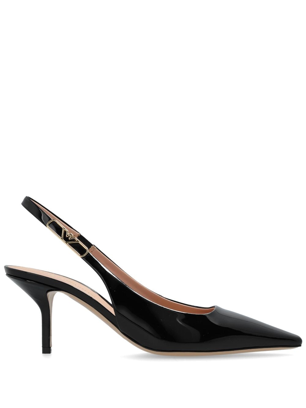 E 'CLAT With Heel Black