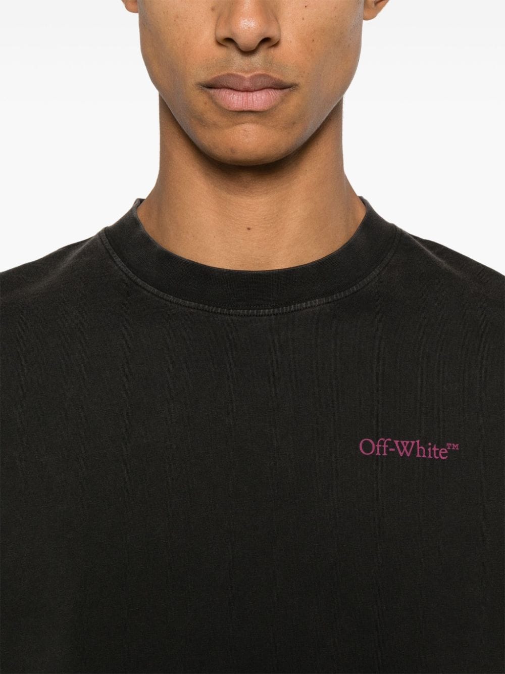 Off White T-shirts and Polos Black