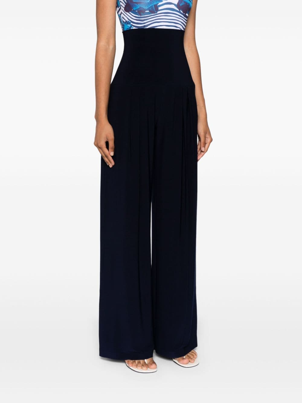 Norma Kamali Trousers Blue