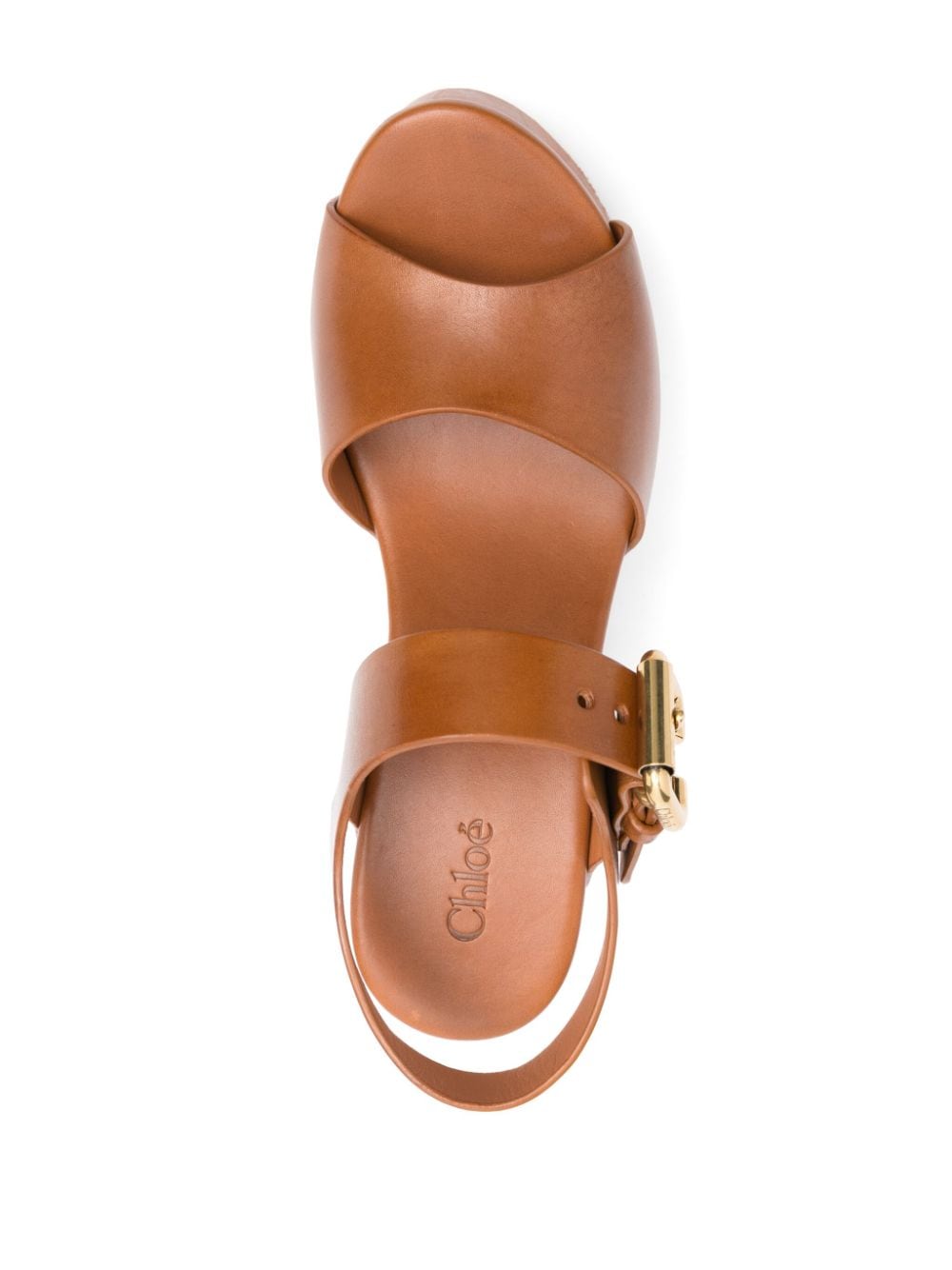 Chloè Sandals Leather Brown